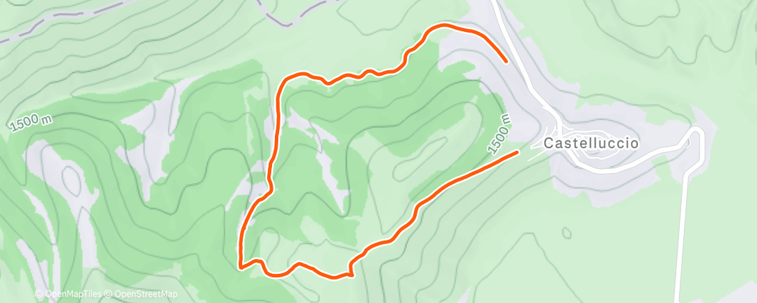 Map of the activity, Escursione dell'ora di pranzo