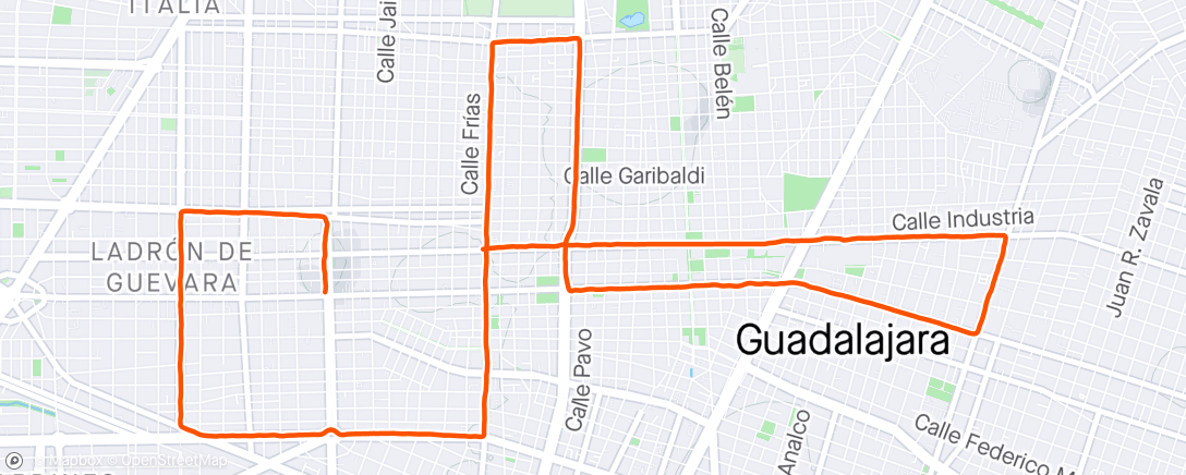 Map of the activity, Paseo Ciclista Nocturno PCN 🚲👏