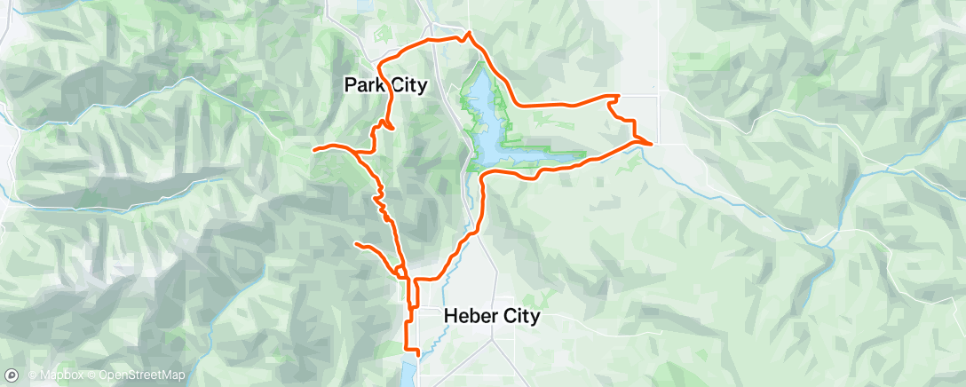 Map of the activity, Morning Ride