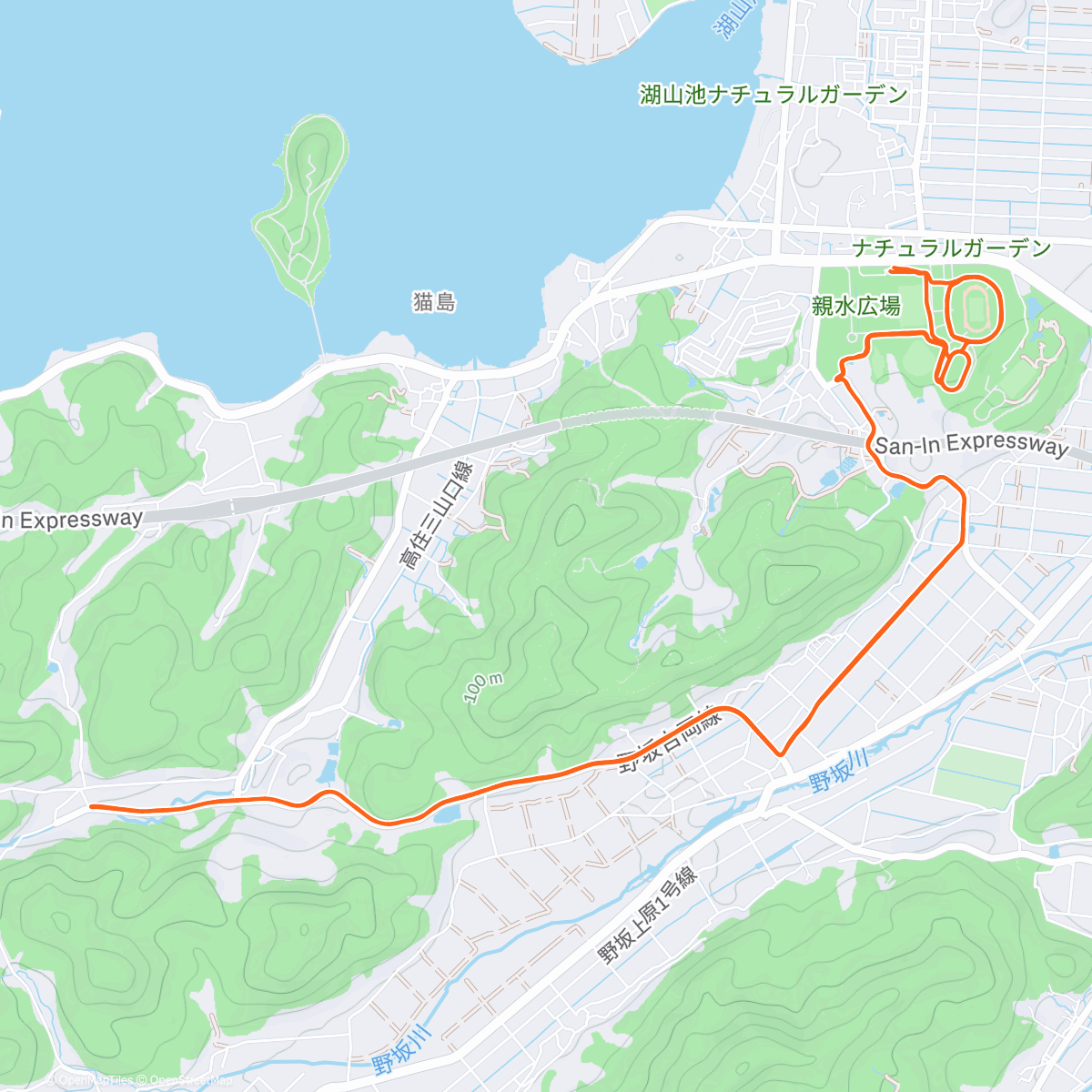 Карта физической активности (SHORE練30周年トラック30周と30kmまで)