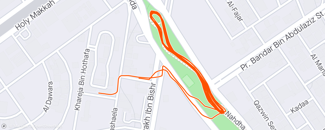 「Night Run」活動的地圖