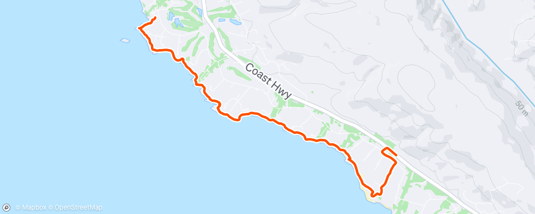 Map of the activity, Birthday Bluff Walk