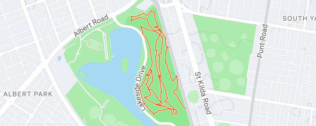 Карта физической активности (Morning Golf)