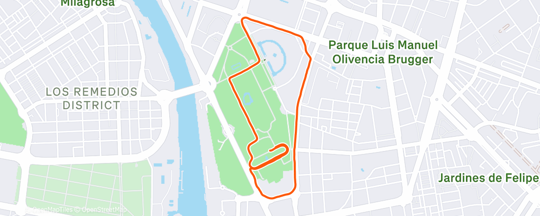 Map of the activity, Carrera Navideña IMD 🎄