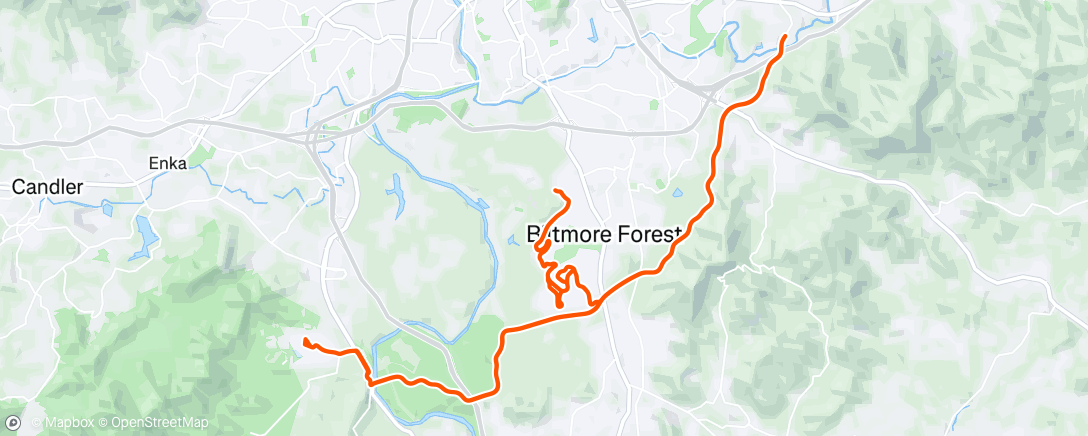 Map of the activity, Back to the road for a little change of pace.