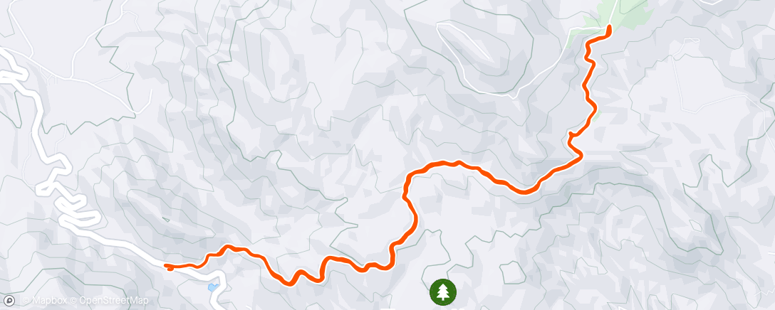 Map of the activity, Afternoon Hike
