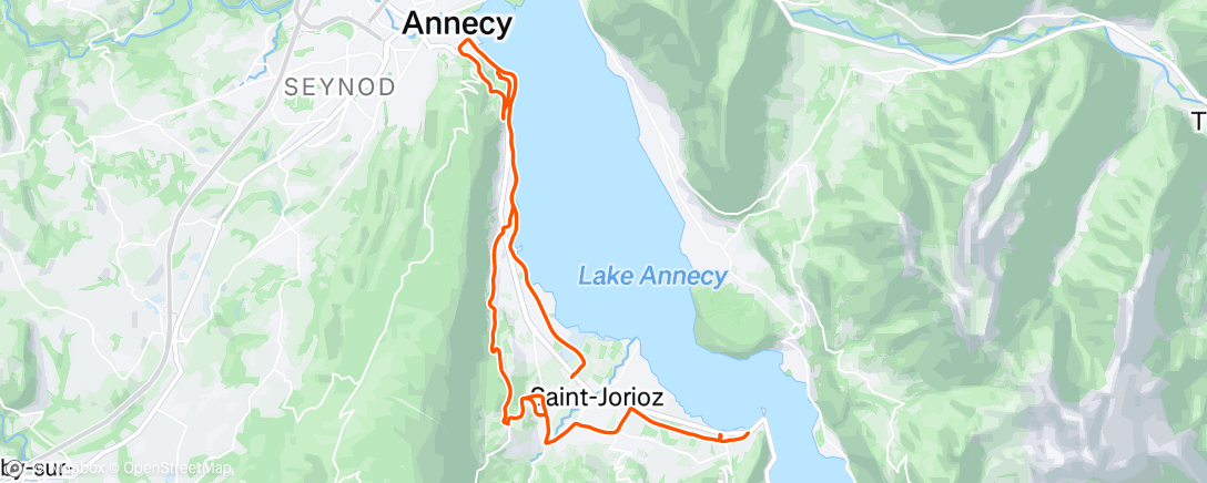 Map of the activity, CLIMBS 🚀 Intervals