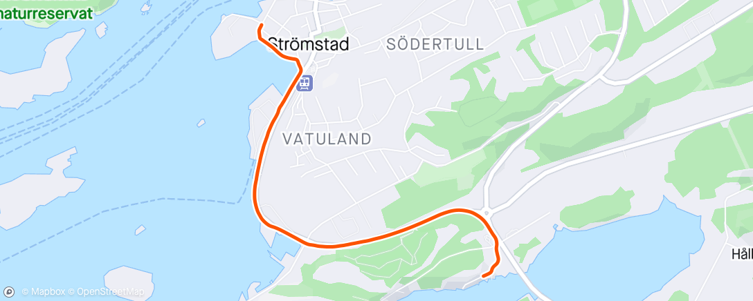 Map of the activity, Strömstad