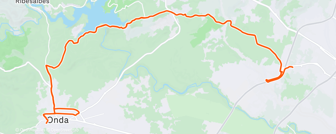 Карта физической активности (Afternoon Ride)