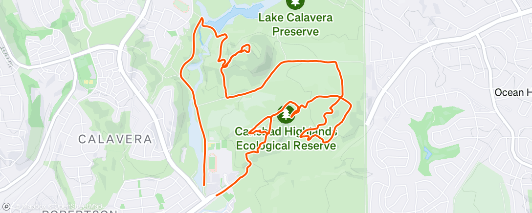 Map of the activity, Morning Ride