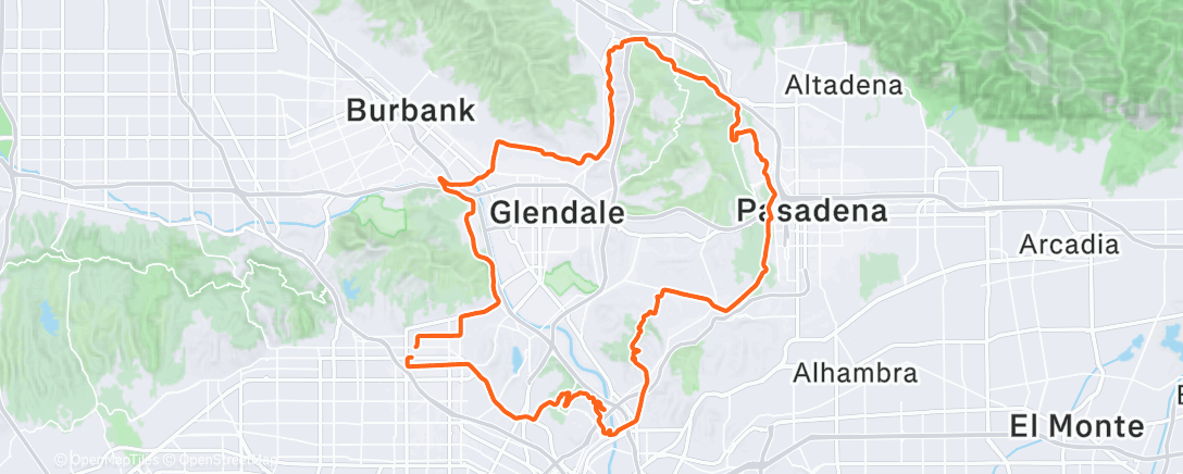Map of the activity, No tacos per usual