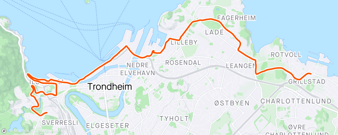 Map of the activity, Hjemover.