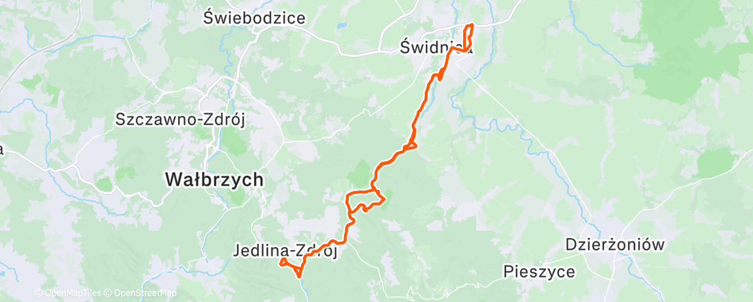 Map of the activity, Morning Ride