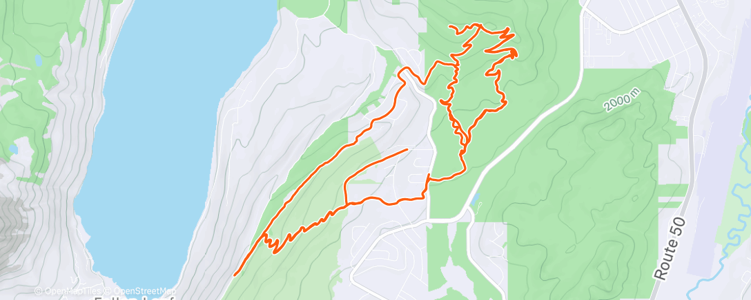 Map of the activity, Afternoon E-Bike Ride