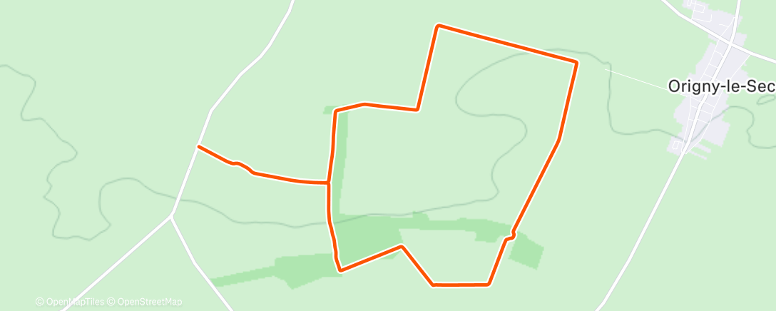 Карта физической активности (Les champs)