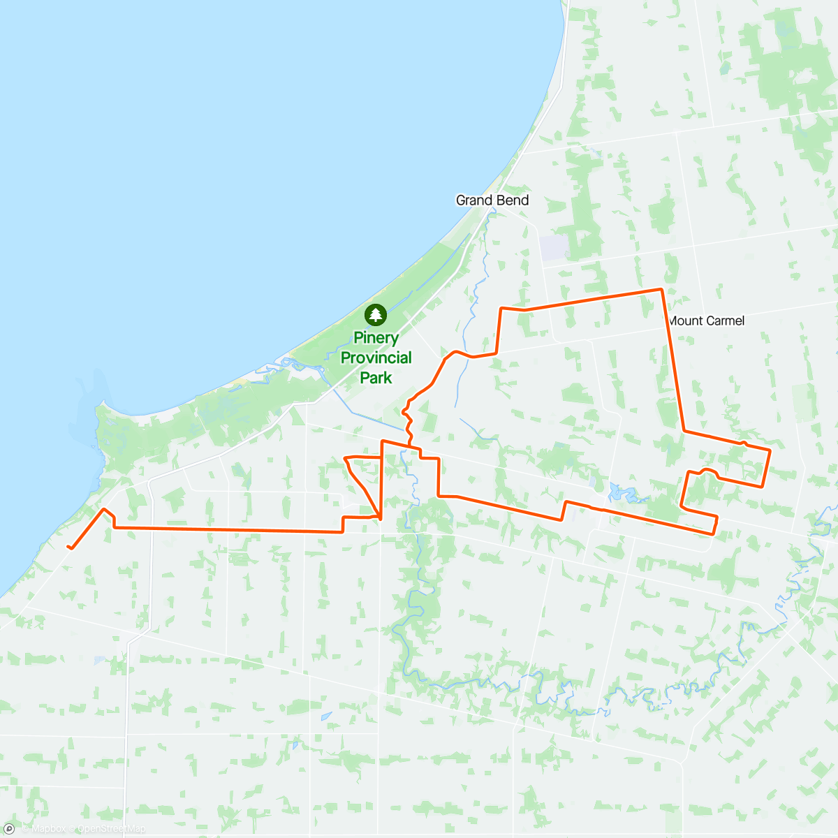 Map of the activity, i f*cking love bikes
