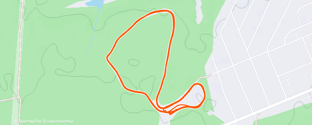 Карта физической активности (Северный лыжный заезд (после обеда))