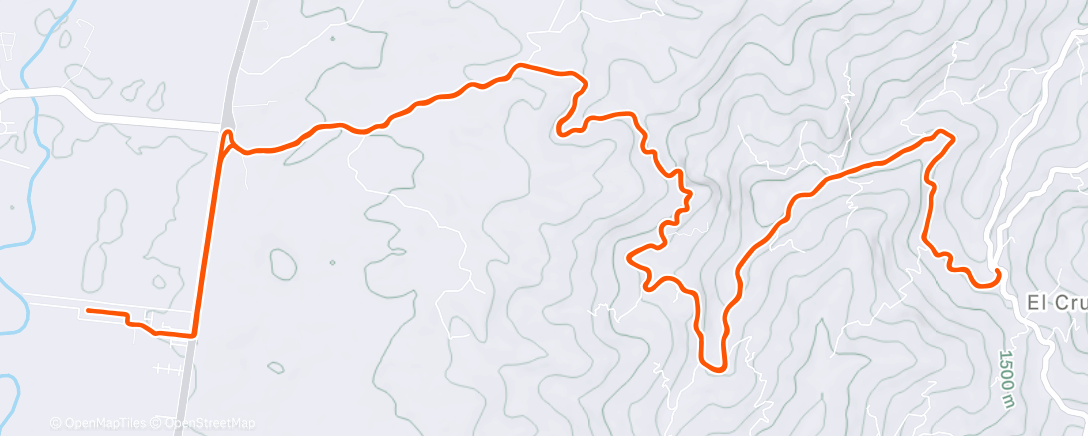 Map of the activity, Crucero