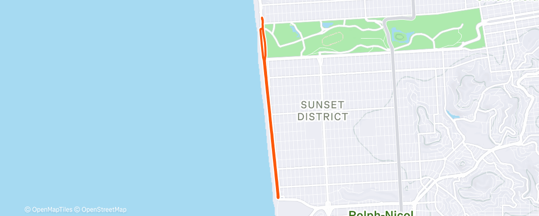 Карта физической активности (Chilly 🥶 Morning Run)