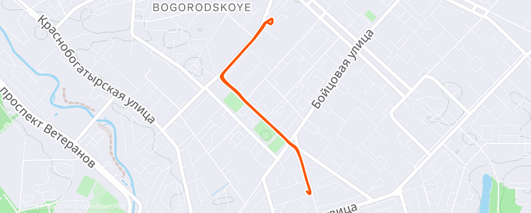 Map of the activity, Lunch Walk