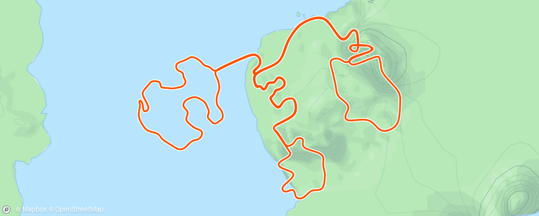 Karte der Aktivität „Zwift - Loop de Loop Chill'n in Watopia”