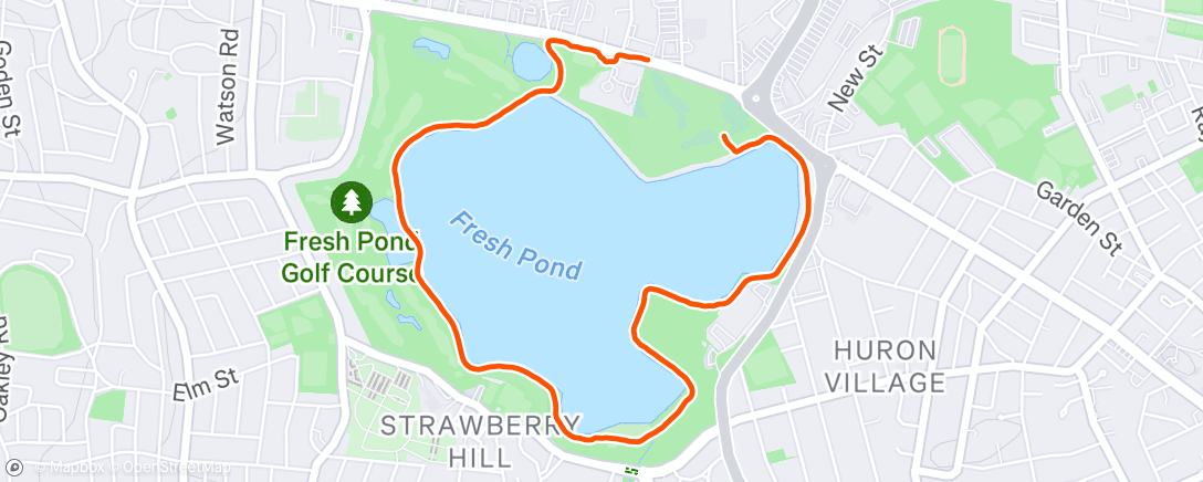 Map of the activity, Afternoon Walk