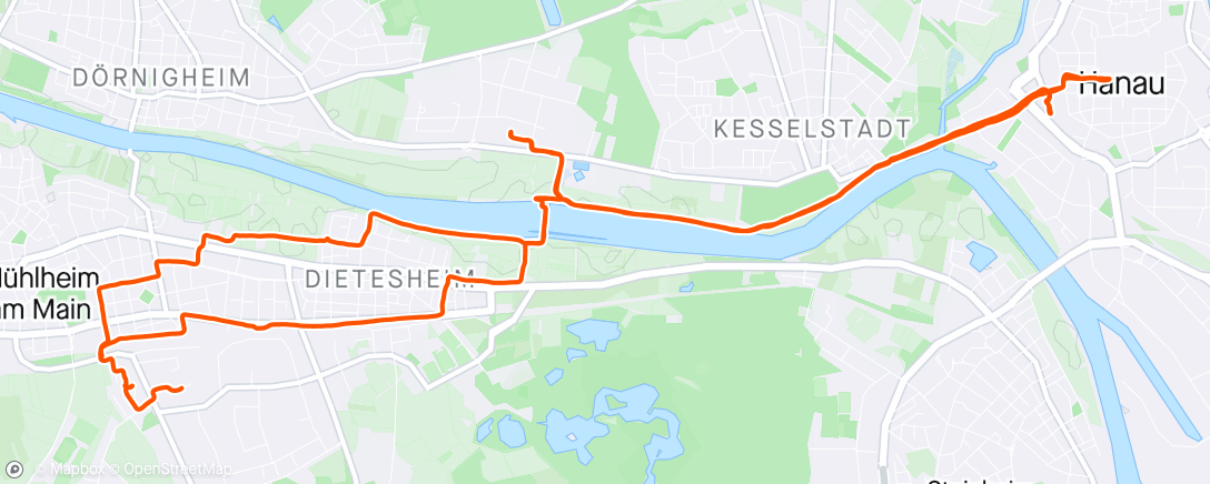 Map of the activity, TK CHALLENGE