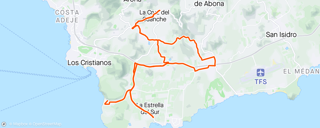 Map of the activity, San Lorenzo
