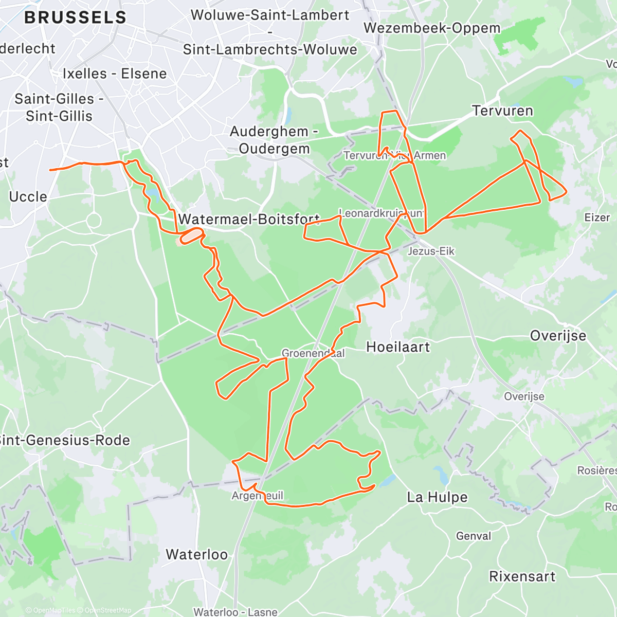 Map of the activity, Ropopop