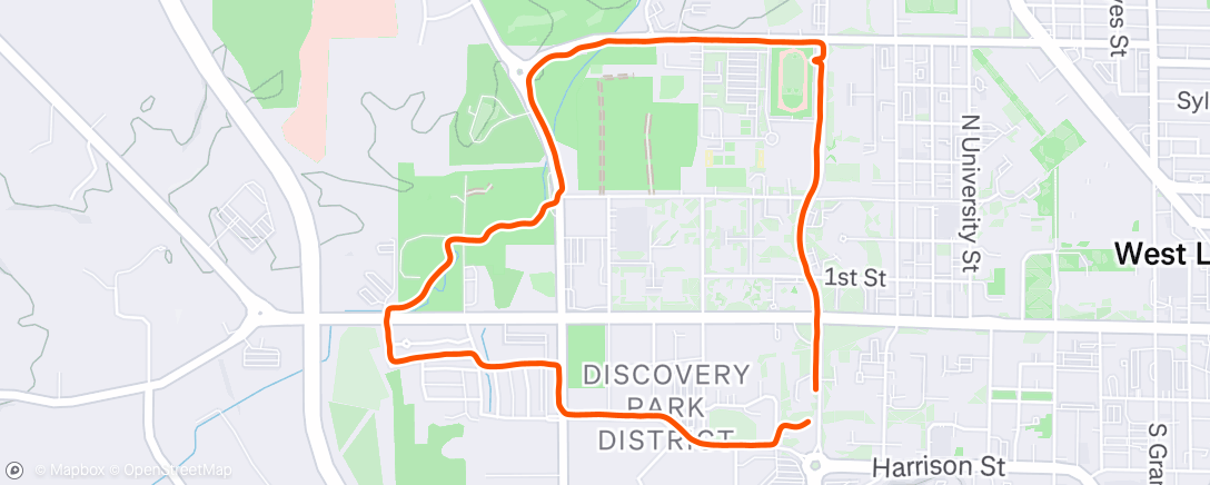 Map of the activity, Hazard Ratio 1.07 or 1.01