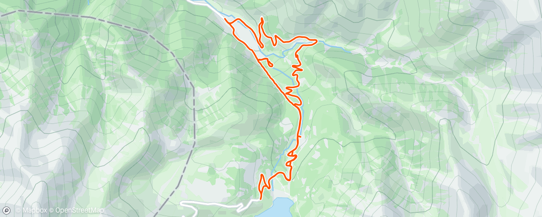 Map of the activity, Morning Hike