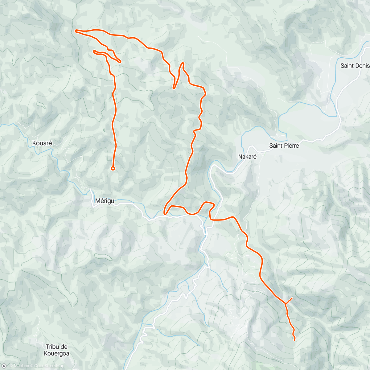 Map of the activity, Mt Fuji at 100% Elevation in France