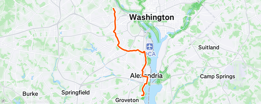 Map of the activity, Morning Ride
