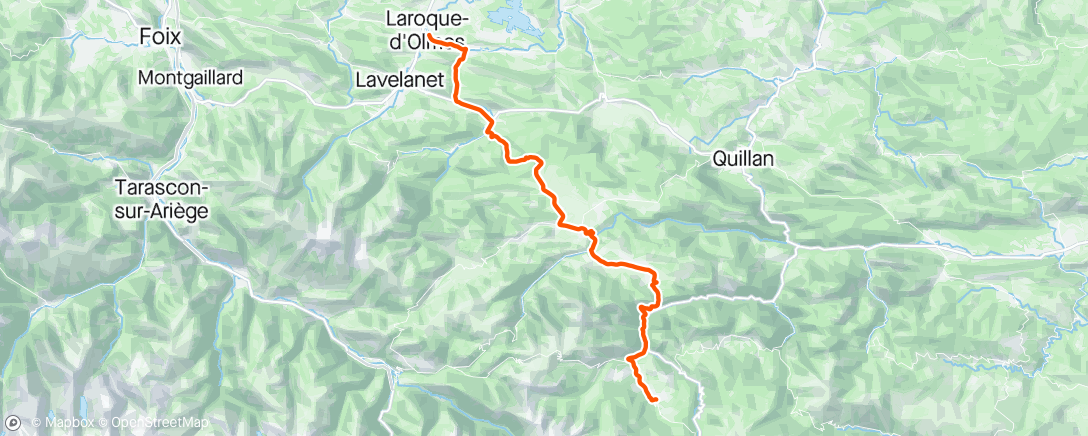 Map of the activity, Lagrace Dieu ➡️ Egat « RELAI 2 »