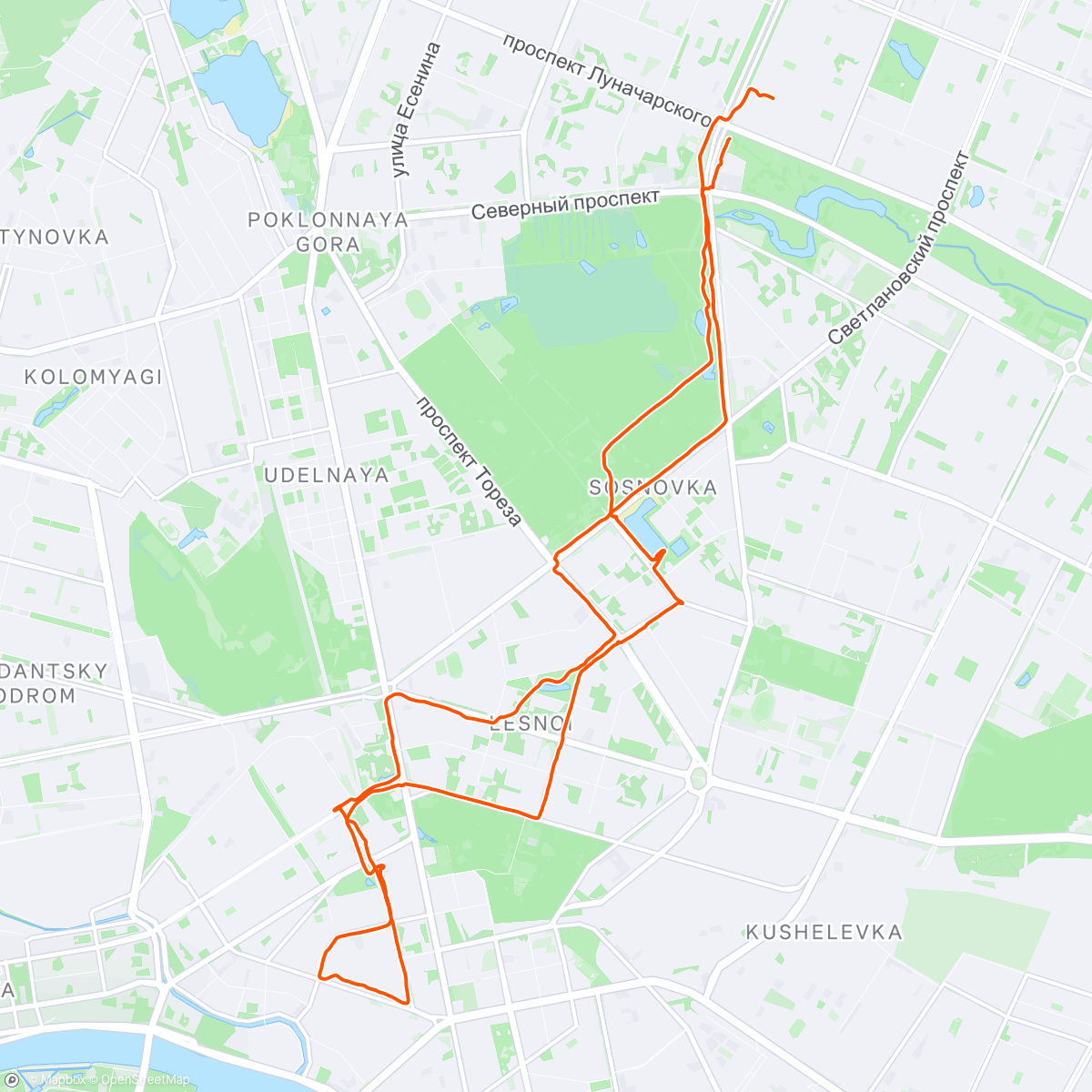 Map of the activity, За рамой Метеор