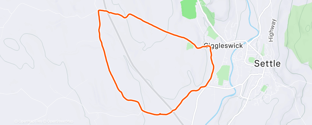 Map of the activity, CW Chapel loop