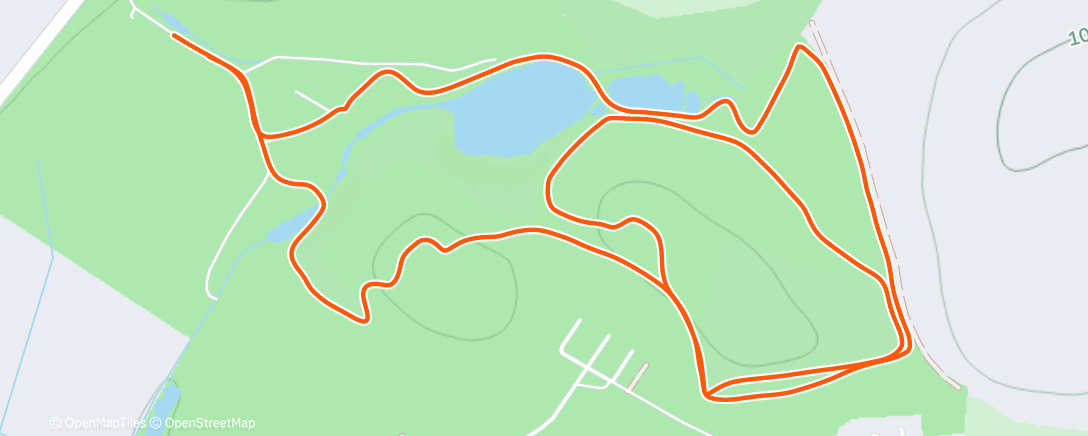 Map of the activity, Dog Walk