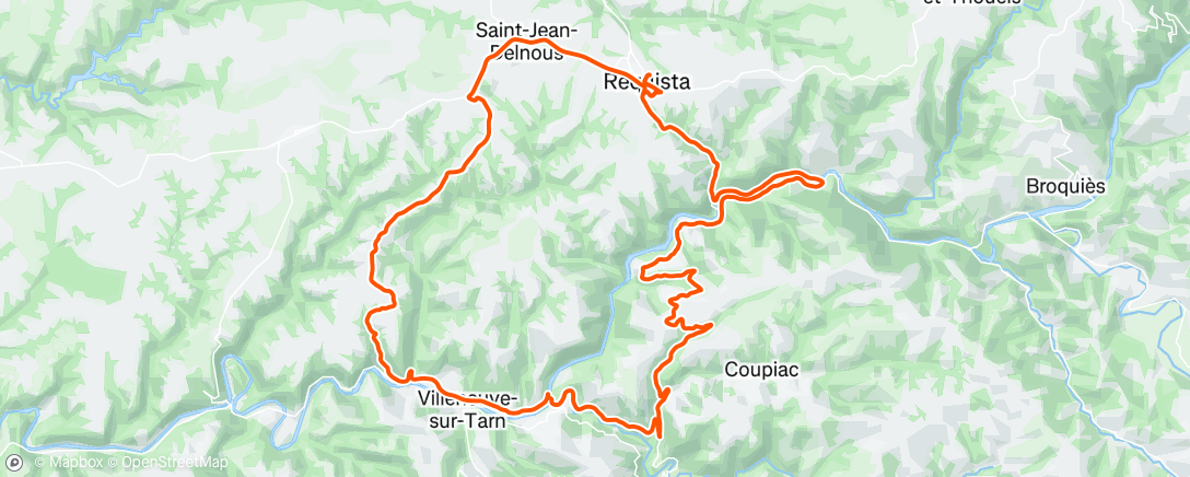 Carte de l'activité