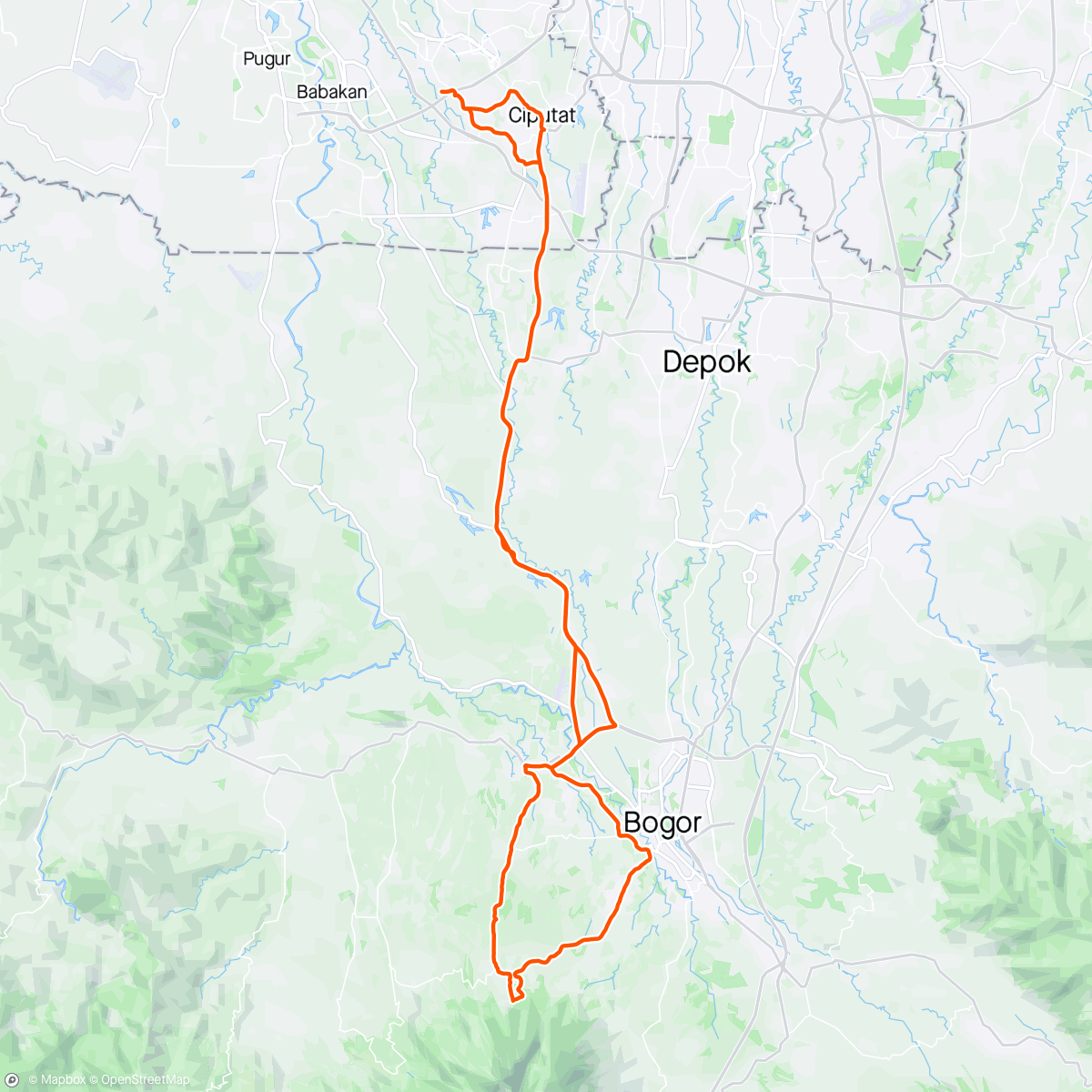 Mapa de la actividad (Jagatkarta Ride)