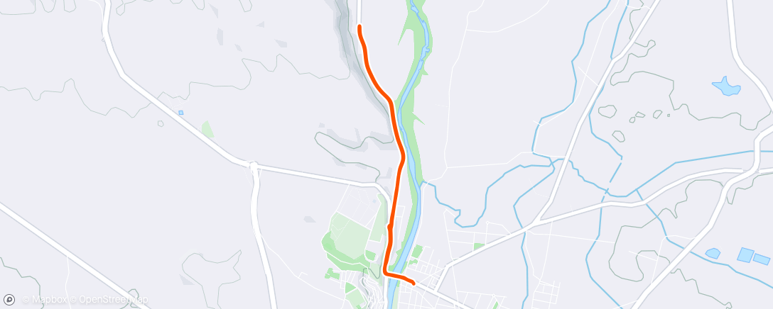 Map of the activity, Intent de bici, bona pillada🌧️🥹