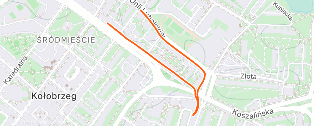 Map of the activity, Lunch Walk 🌥