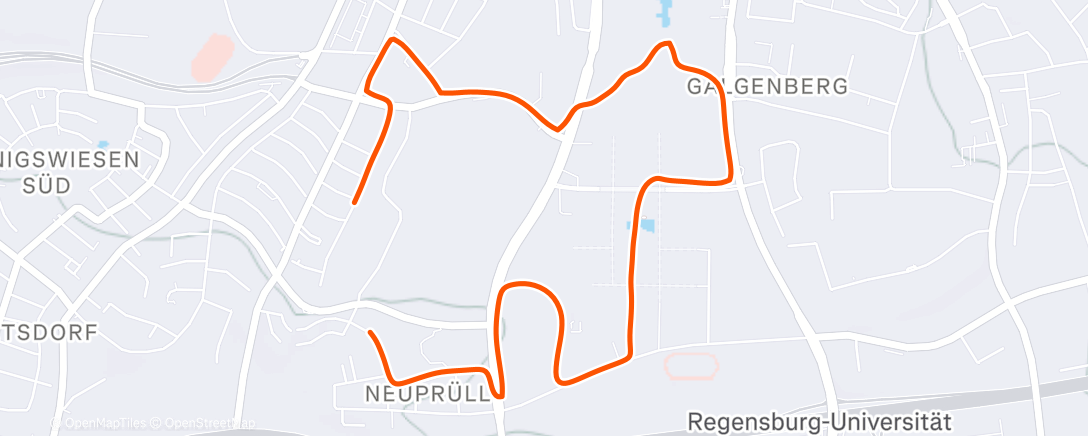 Карта физической активности (Vier Amseln plus)