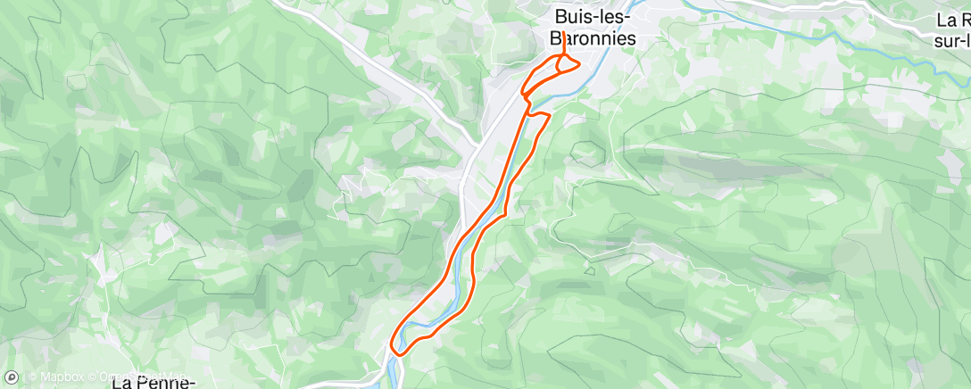 Map of the activity, Petite sortie tranquillou avec les filles et toujours malade 🤧 😢