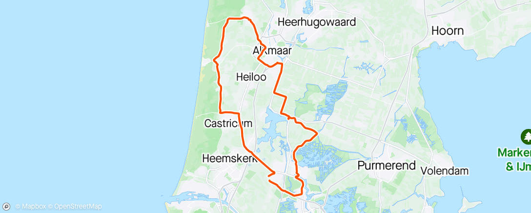 Map of the activity, JOIN Cycling - 12x 4 min intensieve duurintervallen