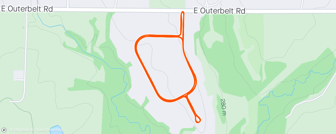 Map of the activity, Off the bike