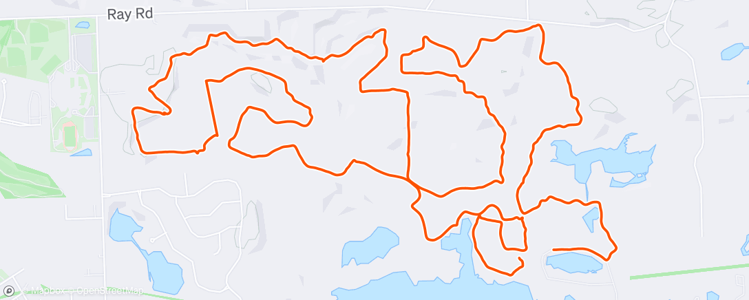 Map of the activity, MICHIGAN Tough Mudder