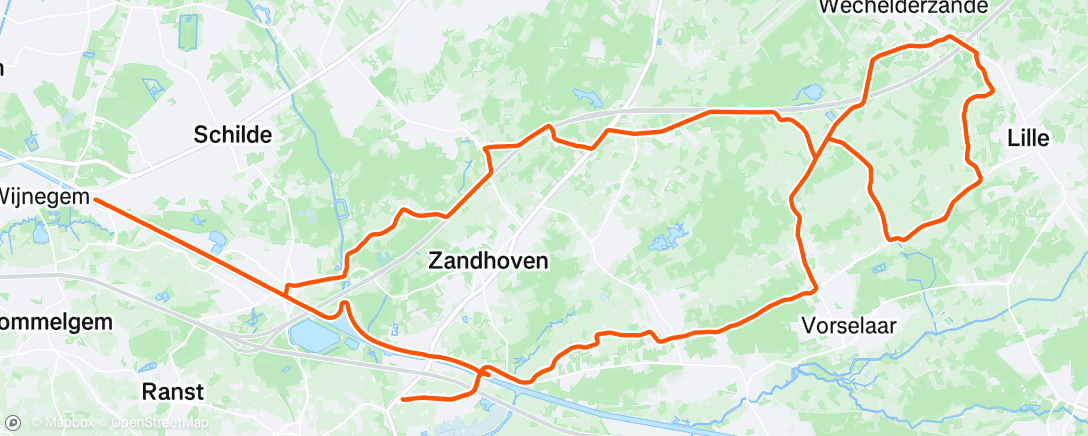 Map of the activity, Ochtendrit