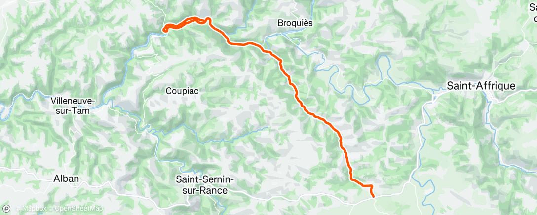 Carte de l'activité