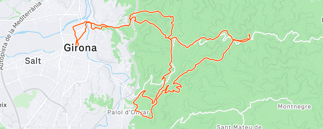 Map of the activity, Rutón amb en Carles i l’Abel: