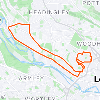 Kirkstall Rd / Burley Rd | 10.8 km Running Route on Strava